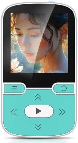 Koolenry MP3 Player 32GB TF Card Included, Bluetooth 5.3, HIFI Lossless Sound, Clip Design, FM Radio for Sports& Running