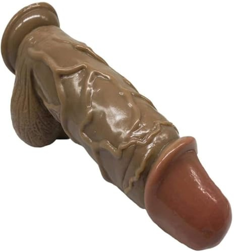 CYGzeon Riesen Dildo, Super Large Rough Simulation Penis Dong Erotik Fake Penis Große Dildo Mit Hoden & Saugnapf Masturbation Sexspielzeug for Frauen