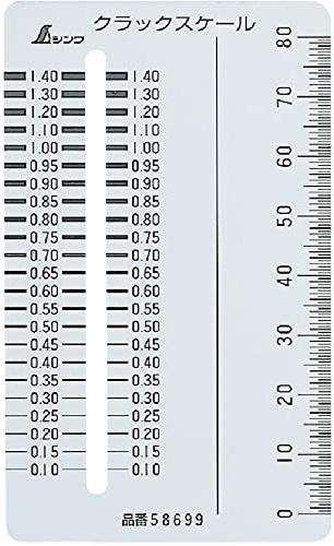 Shinwa Sokutei 58699 Crack Scale Kartentyp