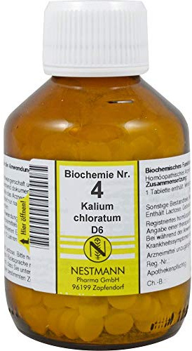 BIOCHEMIE 4 Kalium chloratum D 6 Tabletten 400 St