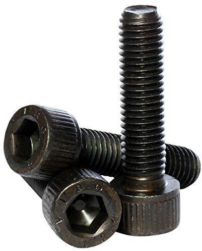 Bolt Base - Zylinderschraube mit Innensechskant Hochfest 12.9 - Schwarz (Materialfarbe) - 1.6 mm / M1.6 x 6 mm - DIN 912-50 Stück