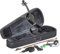Stagg Silent Violinen-Set mit Koffer, Schwarz 4/4 Schwarz