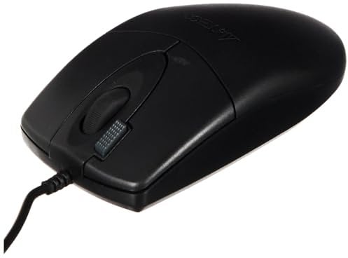 A4Tech op-620d – Maus (USB, Optisch, PC, Schwarz, Ambidextrös, Kunststoff) einfarbig