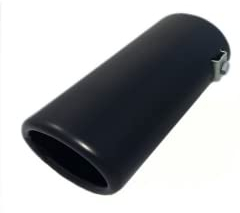 Vivol Auspuffblende oval schwarz 772.3-52B universal Anschluss 45-52mm