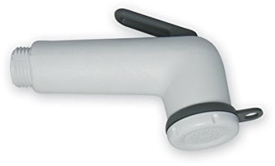 Acquastilla 117183 Doccetta a Pulsante Bianca, Multicolore