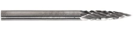 Sealey MCB005 Micro Carbide Burr Pointed Tree 3mm Pack of 3