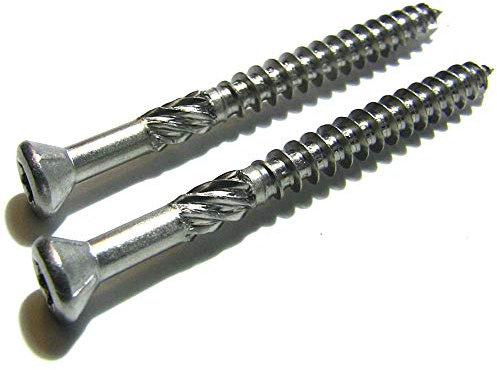 200 Terrassenschrauben Edelstahl V2A Teilgewinde Torx 5x50->5x70 (5.0 x 60)