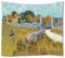 A.Monamour Wandteppiche Bauernhaus In Der Provence Von Vincent Van Gogh Ölgemälde Kunstdruck Boho Hippie Mandala Gobelin Wandbehänge Vorhang Tagesdecke Strandtuch Tischdecke