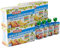 ANDROS - Compote de Fruit - Gourde Recyclable - Sans Sucre Ajouté - Goût Pomme + Pomme/Poire + Pomme/Fraise + Pomme/Banane - Idéal pour le Goûter des Enfants - Lot de 48