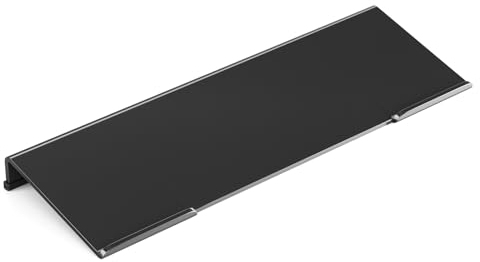 Richboom Computer Keyboard Stand Tilt PC Keyboard Stand Riser for Easy Ergonomic Typing, Acrylic Keyboard Tray Holder for Office Desk, Home, School, with Silicone Anti-Slip Case, Black