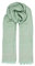 Becksöndergaard Schal Damen Roslyn Scarf Green/Grün - Sommer Schal Tuch aus 50% Modal/50% Baumwolle mit Fransen - 100 x 200 cm