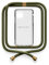 NECKLACY® - Die Premium Handykette für Apple iPhone 13 Mini in Dark Olive | transparente Handyhülle mit hochwertiger Kordel zum Umhängen - Smartphone Crossbody Case