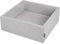 KiddyMoon Piscina De Bolas ∅ 7Cm para Niños El Cuadrado Hecha En La UE, Gris Claro,90X30/SIN Bolas