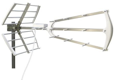 Kit Antenne TNT Amplifiée Booster 2 en 1 D-Home - Installation Rapide et Facile sans Outils - Signal amplifié pour Une réception otpimale