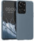 kwmobile Hülle kompatibel mit OnePlus Nord 2T 5G Hülle - weiches TPU Silikon Case - Cover geeignet für kabelloses Laden - Dunkler Schiefer