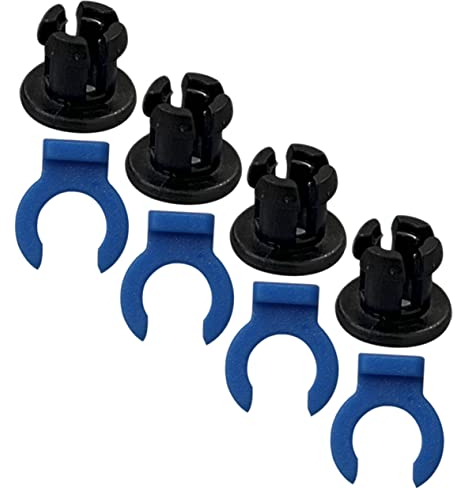 SOLUSTRE 1 Satz Bowdenrohr-krallenschnalle Spannzangen- Clip-Set 3D Drucker Extruder Hotend Spannzange Futterkonverteradapter 3D-drucker-versorgung Kiefer Rotieren Plastik Rohrschelle