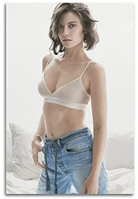 NOGRAX Lauren Cohan Schauspielerin Poster Bild Druck Leinwand Gemälde Schlafzimmer Ästhetik 20 x 30 cm ungerahmt