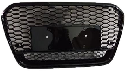 Mittelnetz Grilles Racing Grill für Audi A6L RS6 2013 2014 2015 RS6 C7, Kühlergrill Frontstoßstangenhaube Grill Kühlergrill Frontstoßstange Haube Kühlergrill Grill,A