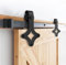 Jopassy Juego de herrajes para puertas correderas, 183 cm, para puertas correderas, capacidad de carga de 150 kg, riel de puerta corredera para puerta individual de madera | Diamante