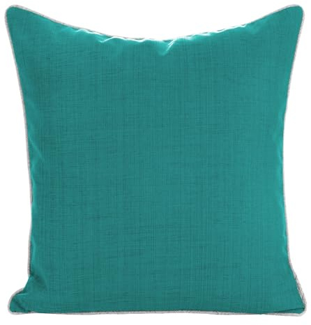 Eurofirany Garden Outdoor Kissenbezug - 1 STK. Kissenhülle, Wasserdicht Terrassen Kissenbezüge, Sofakissen Wasserfest, Dekokissen für Garten Wasserabweisend, 45x45 cm, Türkis 3
