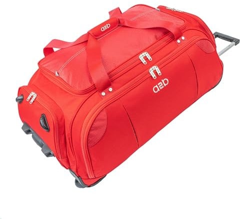 A2B Lightweight Roller Holdall with Wheels - Durable Duffle Bag | Versatile Travel Holdall, Mobile Gym, Sport, Tool, Ice Skate and Cricket Bag | Wheeled Duffel AB005 (Large 30)
