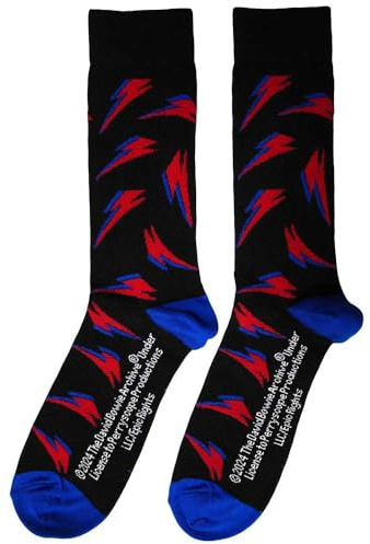 David Bowie Flash Pattern Ankle Socken One Size