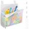 Mecmbj bolsa juguetes bañera, bolsa rejilla juguetes baño, red de almacenamiento colgante para juguetes de baño con 4 ganchos, organizador juguetes baño para almacenamiento en el baño del hogar