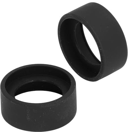 Eyepiece Cover 2PCS 44mm Diameter Rubber Stereo Microscope Eyepiece Eyeshields Flat Angle Eyepiece Guard for 40-42mm Interface