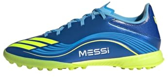 adidas Unisex Bota F50 Messi League para moqueta, Royal Blue/Solar Yellow/Semi Blue Burst, 42