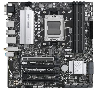 Scheda Madre Scheda madre Fit For ASUS PRIME B650M-A AX B650 Socket AM5 DDR5 256 GB M.2 8xSATA mATX supporto CPU Ryzen 9700 8500G 7600 7900 7700