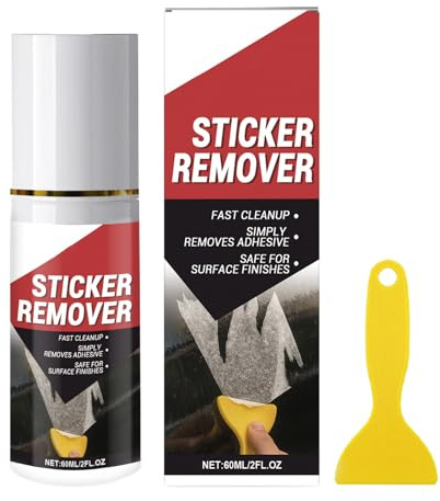 Automotive Remover – Heavy Duty Cleaner 60ml, Car Window Tint Glue Dissolver, Fast & Effective Eliminator, Safe on Paint & Glass, Premium Vehicle Maintenance Solution for Trucks