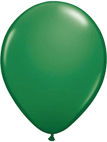Folat Dunkelgrüner Ballon 30cm - 10 Stück