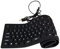 Accessotech USB Flexible Foldable Keyboard Silicon for Sony PS2 Computer Laptop PC Black