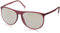Porsche Design Sonnenbrille P8596 C 58 15 140 Oval Sonnenbrille 58, Rot