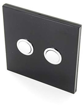 Intérrupteur sans fil 2 touches noir DiO 2.0