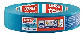TESA Precision Outdoor 04440-00001-00 Masking Tape Professional Blue (L x W) 50 m x 25 mm Pack of 1
