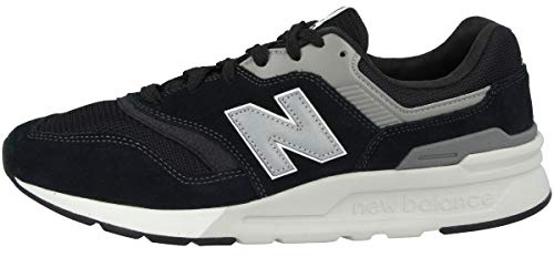 New Balance Herren 997H Core Trainers Sneaker, Schwarz (Schwarz Silber Charcoal), 43 EU