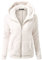 iHENGH Damen Winter Jacke Dicker Warm Bequem Slim Parka Mantel Lässig Mode Frauen Mit Kapuze Pullover Wolle Reißverschluss Baumwollmantel Outwear(Weiß, L)