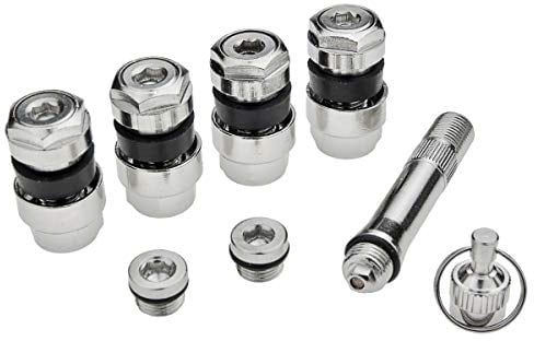 C CARBONADO Versteckte Unsichtbare Ventile ø8,3mm Silber Metallventil Tuning PKW Alufelgen