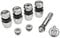 C CARBONADO Versteckte Unsichtbare Ventile ø8,3mm Silber Metallventil Tuning PKW Alufelgen