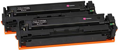Ink Inspiration 2 Schwarz Premium Toner kompatibel für HP Color LaserJet Pro MFP M277dw M277n M274n M252dw M252n | kompatibel zu HP 201X CF400X 201A CF400A 2.800 Seiten