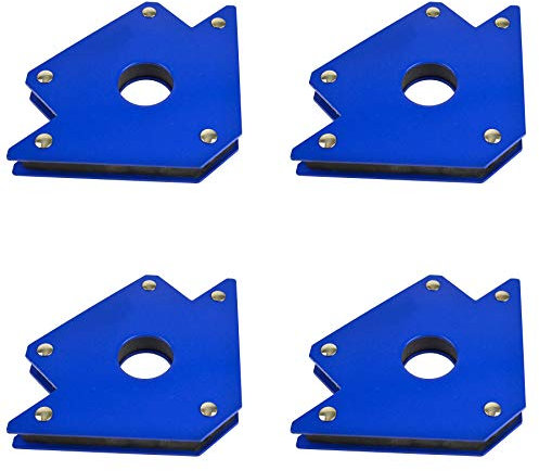 50lb / 100mm Large Welding Welder Magnet Holder Soldering Durable Body 4pc