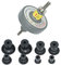 CNWOOAIVE Valve Lapping Tool Attachment Kit Valve Lapper for Drill Valve Grinding Small Engine