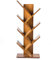 Book Rack 6 Shelves shelf Free Standing Book shelf Bookcase Display Tree Bamboo Shaped Counter Top Bookcase Organizer Table Storage Adjustable Free standing for Home Office Living Room