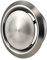 Steinberg14 Stainless Steel 125mm Air Valve for Supply and Exhaust Ventilation - 5 inch Extractor Fan Vent Cover - Round Adjustable Air Vent - Wall Bathroom Diffuser - Ceiling Ventilation