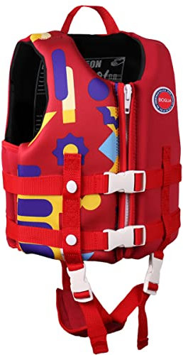 Zeraty Boglia Enfants Natation Gilet Enfant en Bas âge Float Veste Infantile Piscine Flotteur avec Sangle de sécurité réglable, Floaties pour l'âge 1-9 Ans / 22-50Lbs