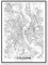 wandmotiv24 Leinwandbild Stadt Karte, Hochformat, Köln, Deutschland, Cologne, NRW, Straßen M0455