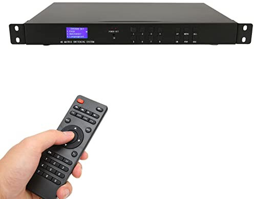 Switch a Matrice HDMI 8x8, Splitter per Switcher Video HDMI a Matrice HD 8 in 8 Out, Chip da 6,5 GHz 8x8 Selettore Switcher HDMI Porta Porta LAN, Supporta HDCP, 3D, Segnale