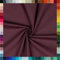 VmG-Store Baumwollstoff Uni 100% Baumwolle Oeko-Tex Meterware ab 50cm über 70 Farben zur Auswahl (080 I Aubergine, 200 x 148cm)