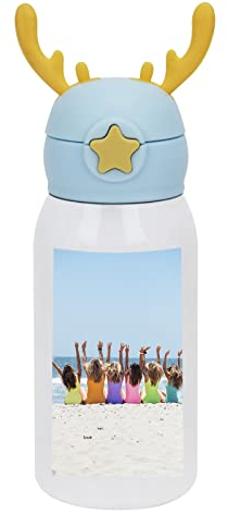Personalisierter Thermobecher mit Foto, Tasse Isolierbecher mit Foto Bedrucken Lassen, individueller Fototasse Kaffeebecher 500ml